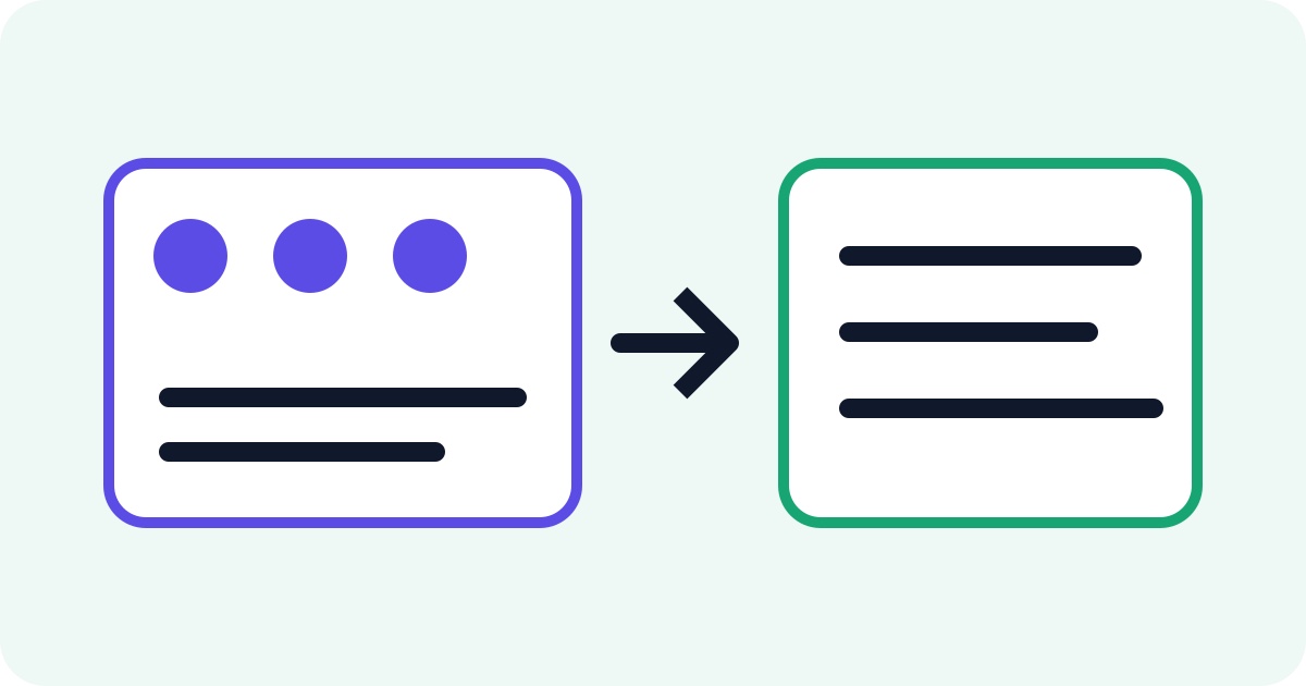 Illustrated percent-encoded URL becoming readable text